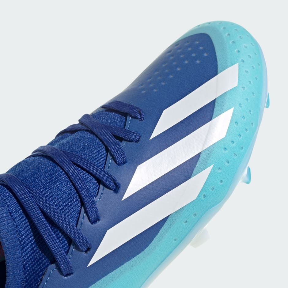 Shoes - X Crazylight.3 Football boots Firm Ground Kids - Blue | adidas ...