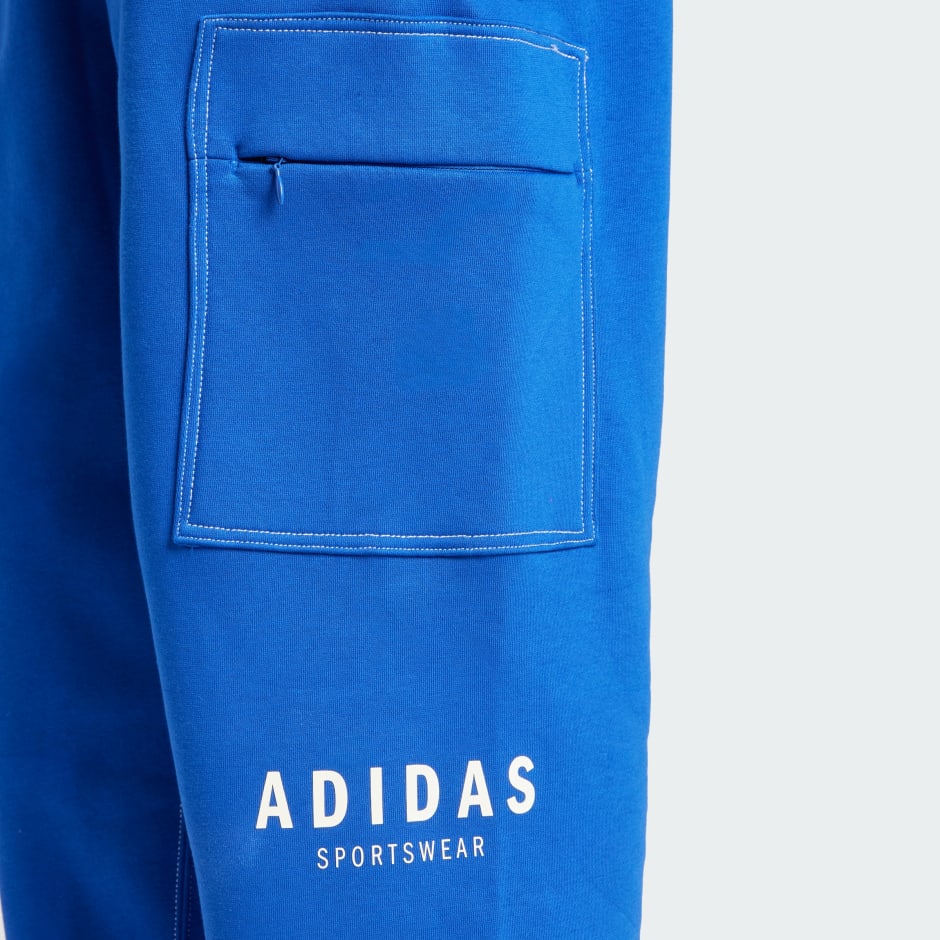 ALL SZN Fleece Graphic Loose Cargo Pants