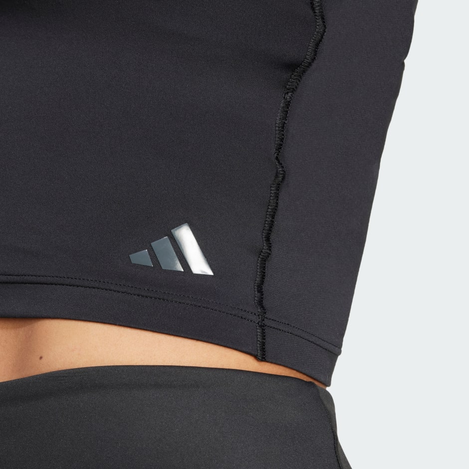 Yoga Crop Tank With Inner Shelf Bra
