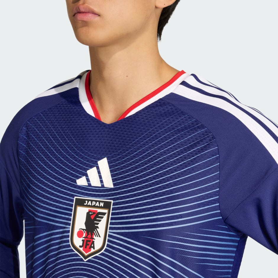 Japan 26 Home Authentic Jersey Long Sleeve