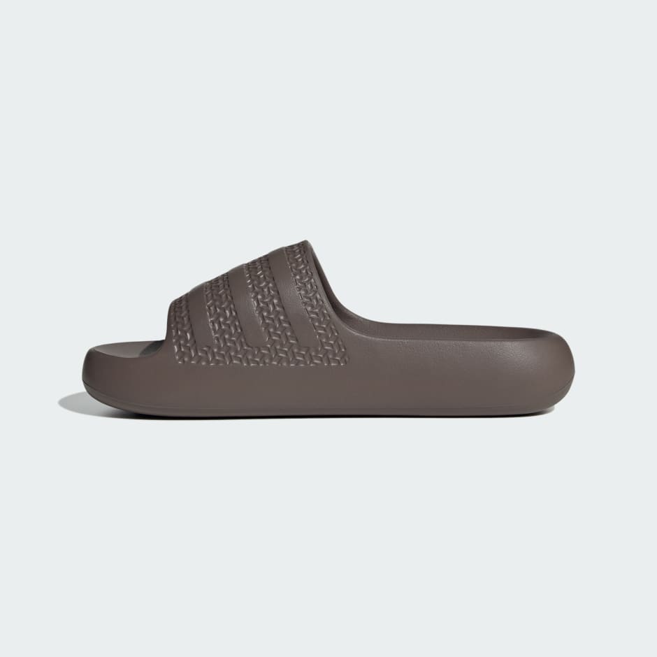 Brown adidas hot sale slides