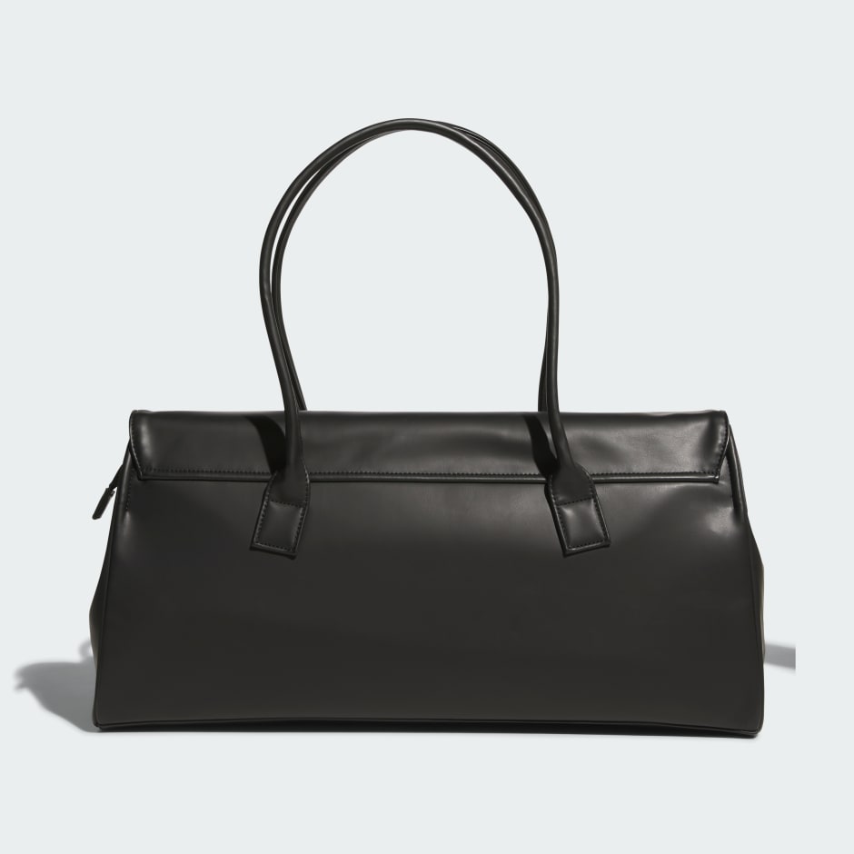 ☆Adidas☆Originals Pu Leather Shoulder Bag Adidas Originals Handbags Black - POIZON
