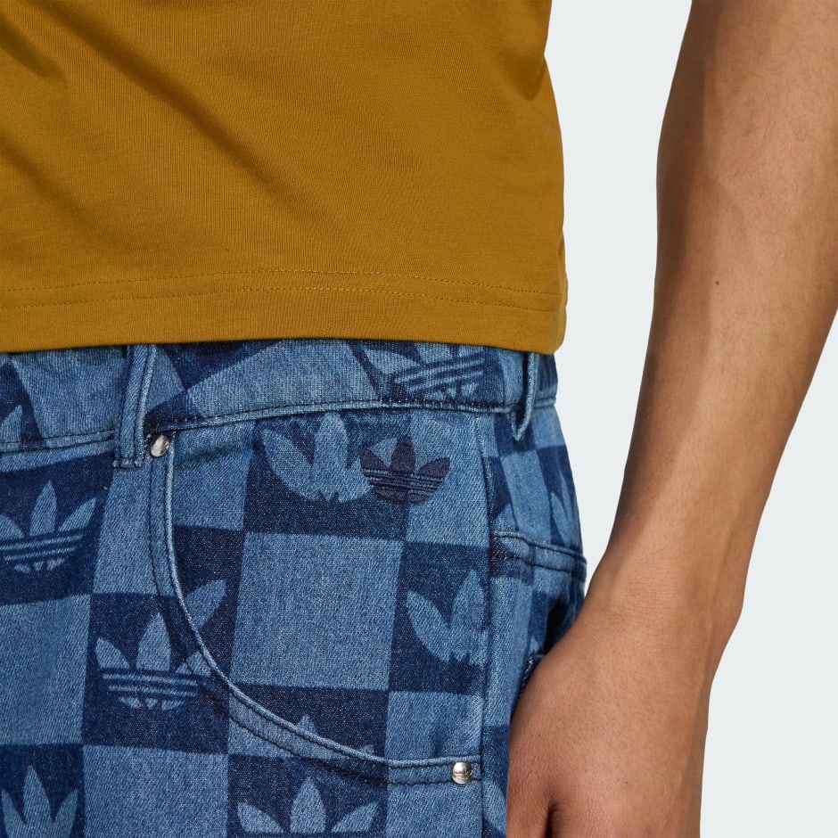 Hlače Monogram All Over Print Regular Denim