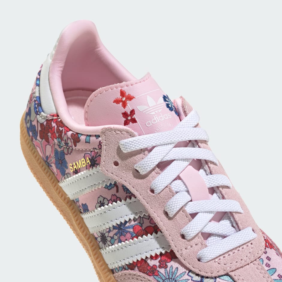 ADIDAS LIBERTY LONDON SAMBA OG COMFORT CLOSURE ELASTIC LACE SHOES