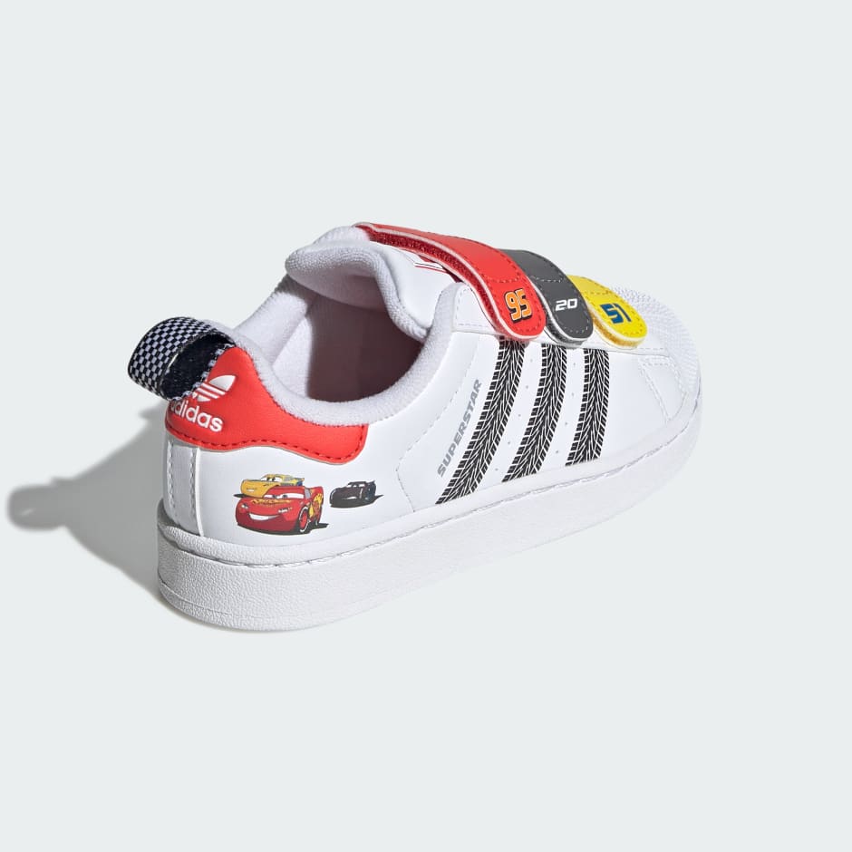حذاء للأطفال adidas Pixar Cars Superstar II Comfort Closure