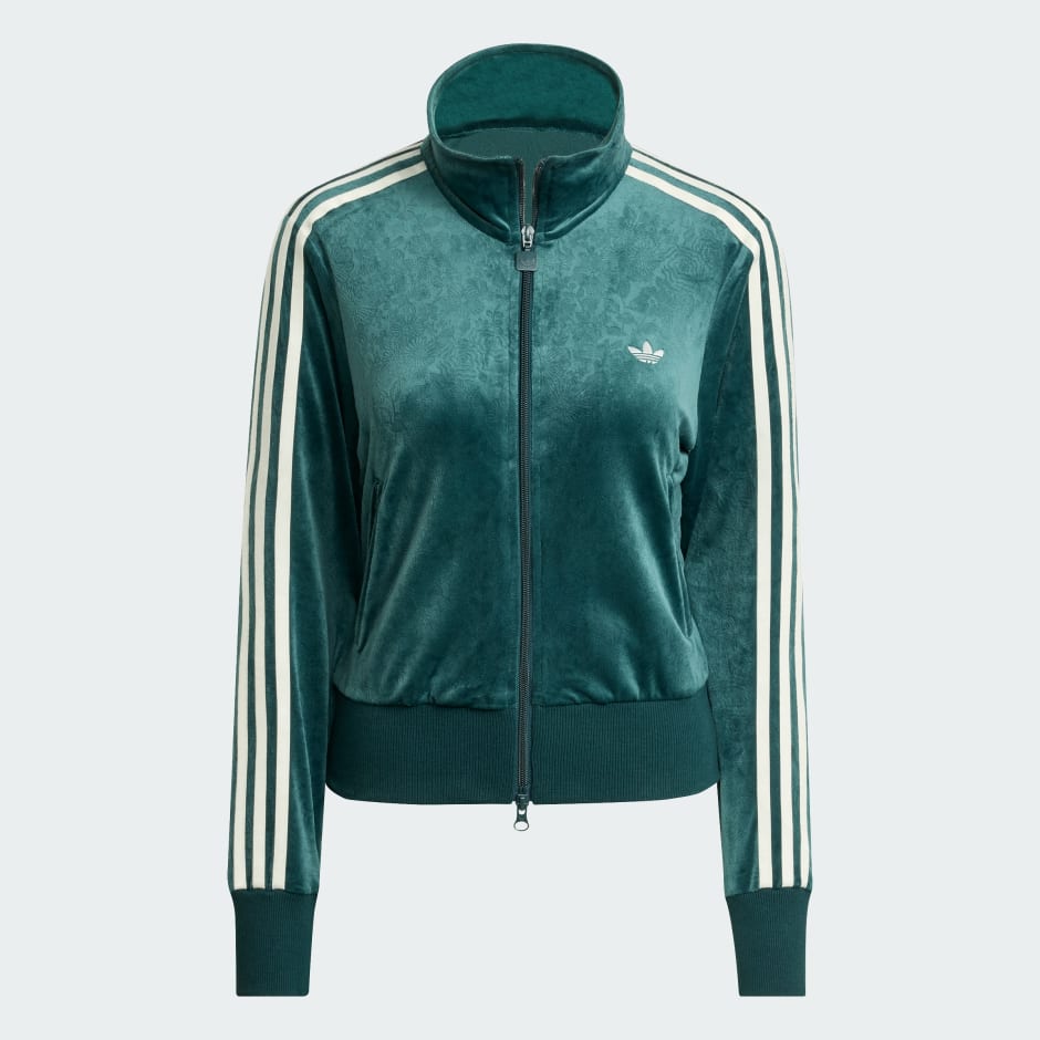 Veste de surv&ecirc;tement Firebird velours gaufr&eacute; adidas Originals x Liberty London