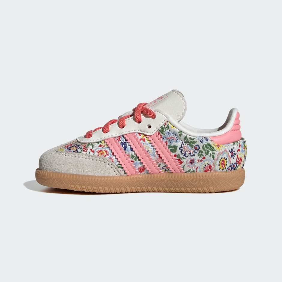 Pantofi sport Samba OG x Liberty London pentru copii, cu șireturi elastice