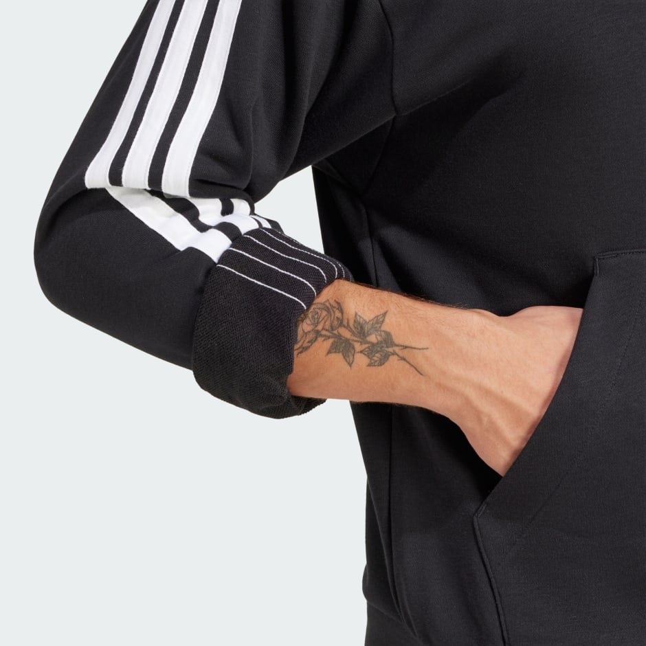 Essentials 3-Stripes French Terry Hoodie