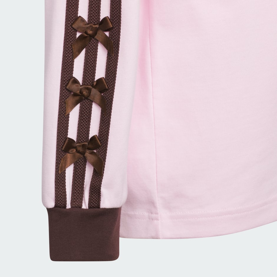 小童女裝蝴蝶結長袖 T 裇