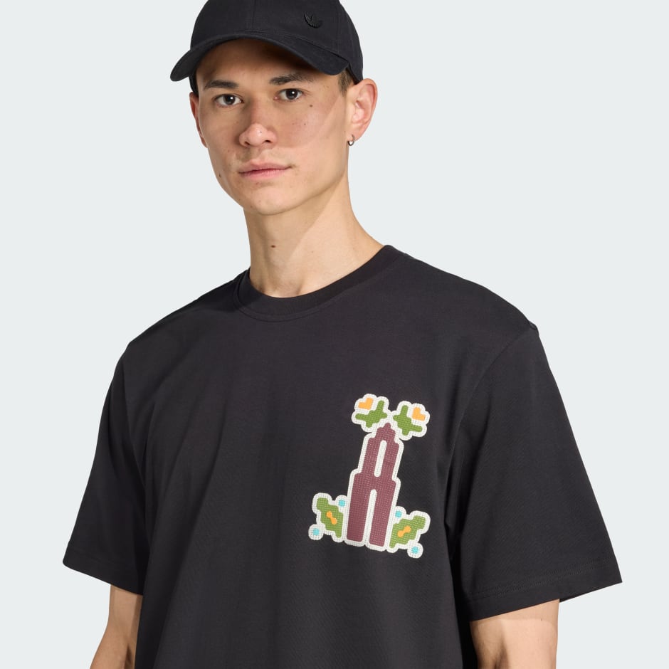 تيشيرت فضفاض مُوحّد اللون