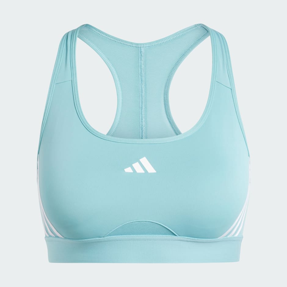 Powerimpact Train Medium-Support 3-Stripes Bra