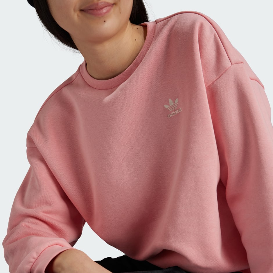 adidas Boyfriend Crew Sweatshirt Kids Pink adidas TZ