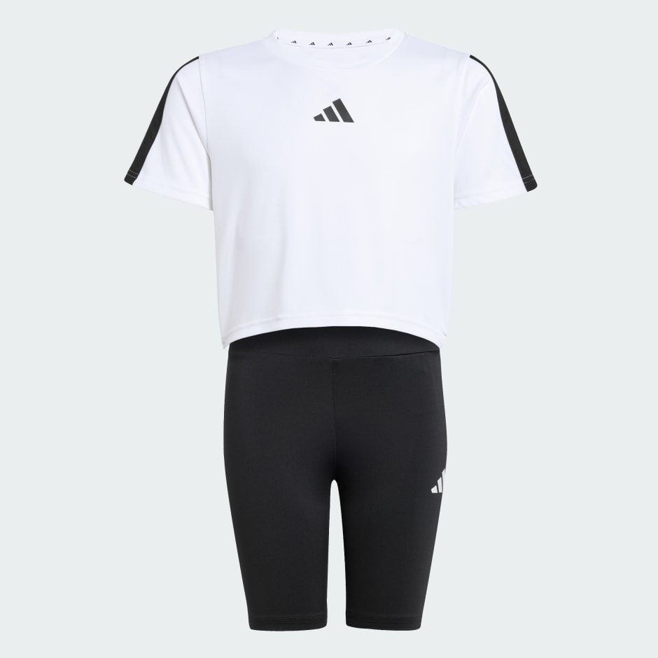 Train Essentials 3-Stripes Tee Set Kids