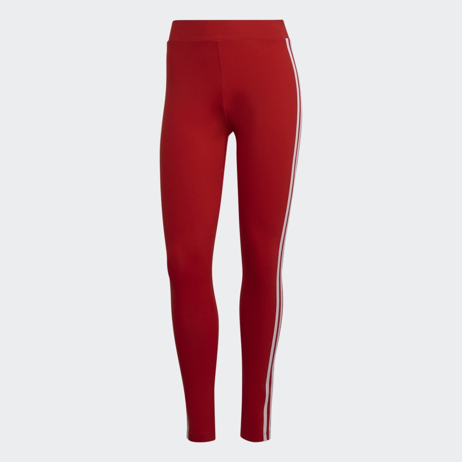 adidas Leggings 3-Stripes Adicolor Classics - Vermelho