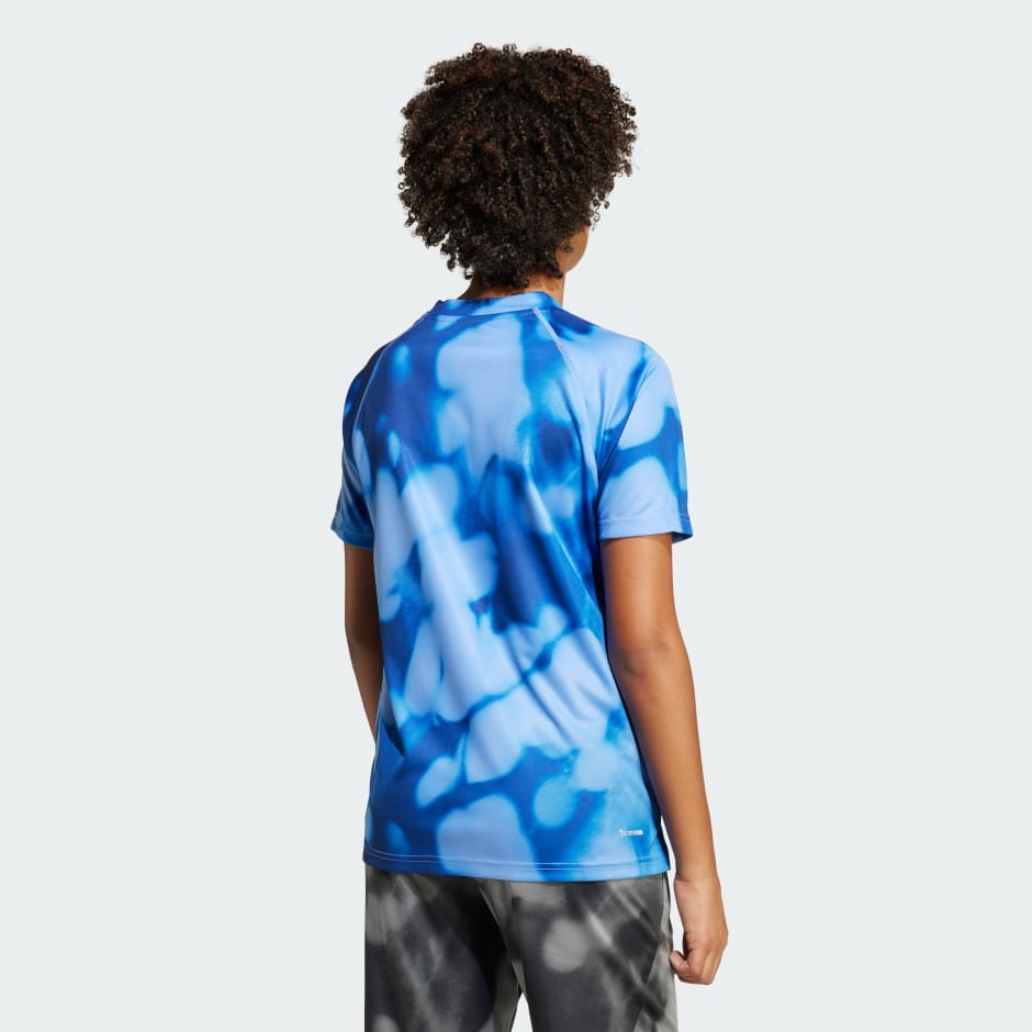 Training Tee With Allover Graphic