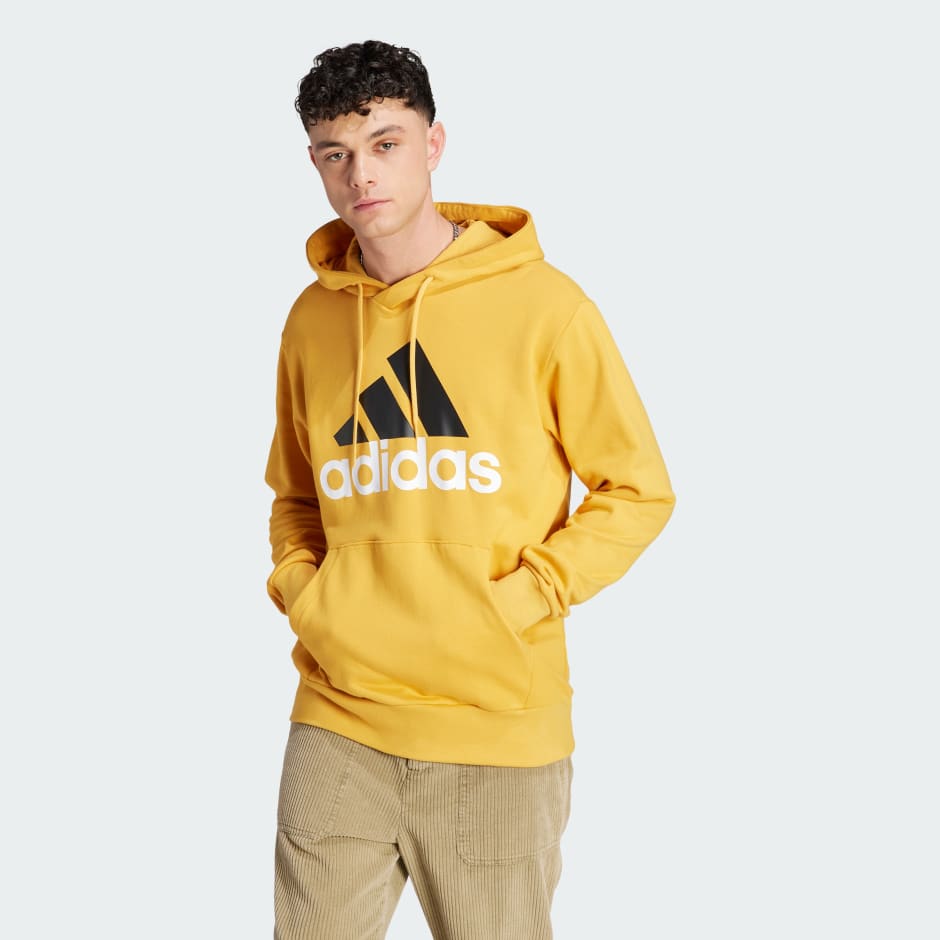 Men's Clothing - French Terry Hoodie - Yellow | adidas