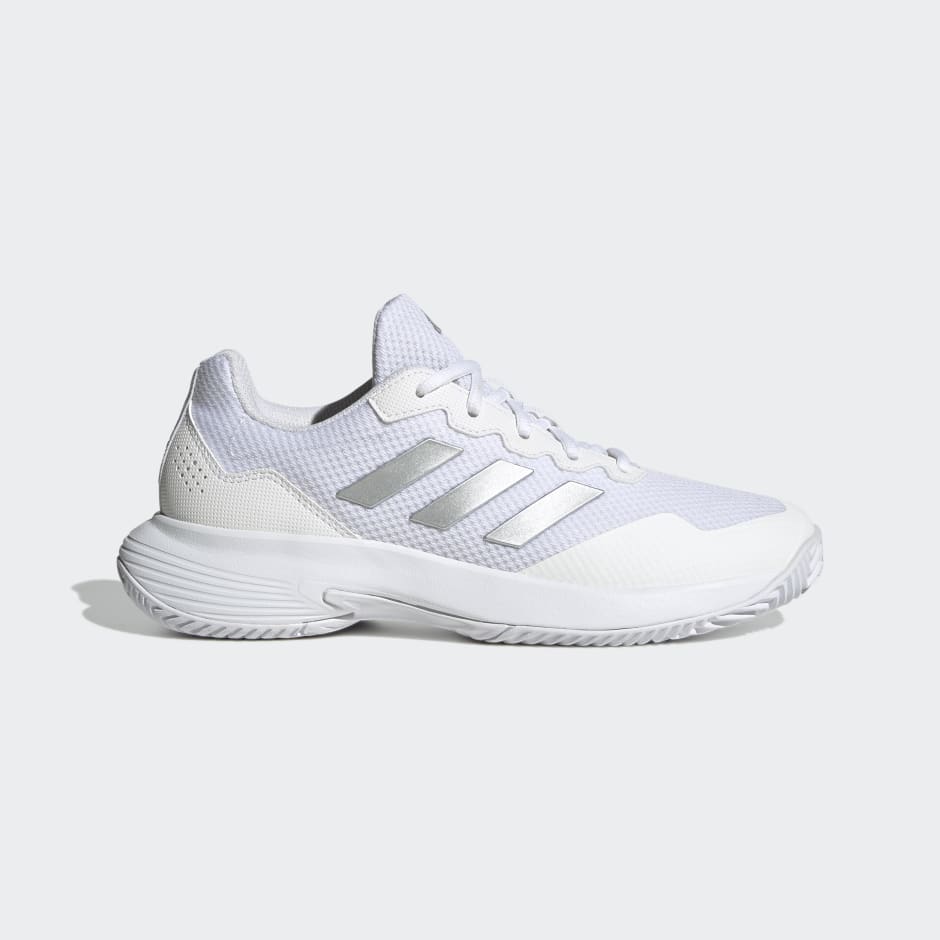 adidas GameCourt Men's Tennis Shoe - White/Black