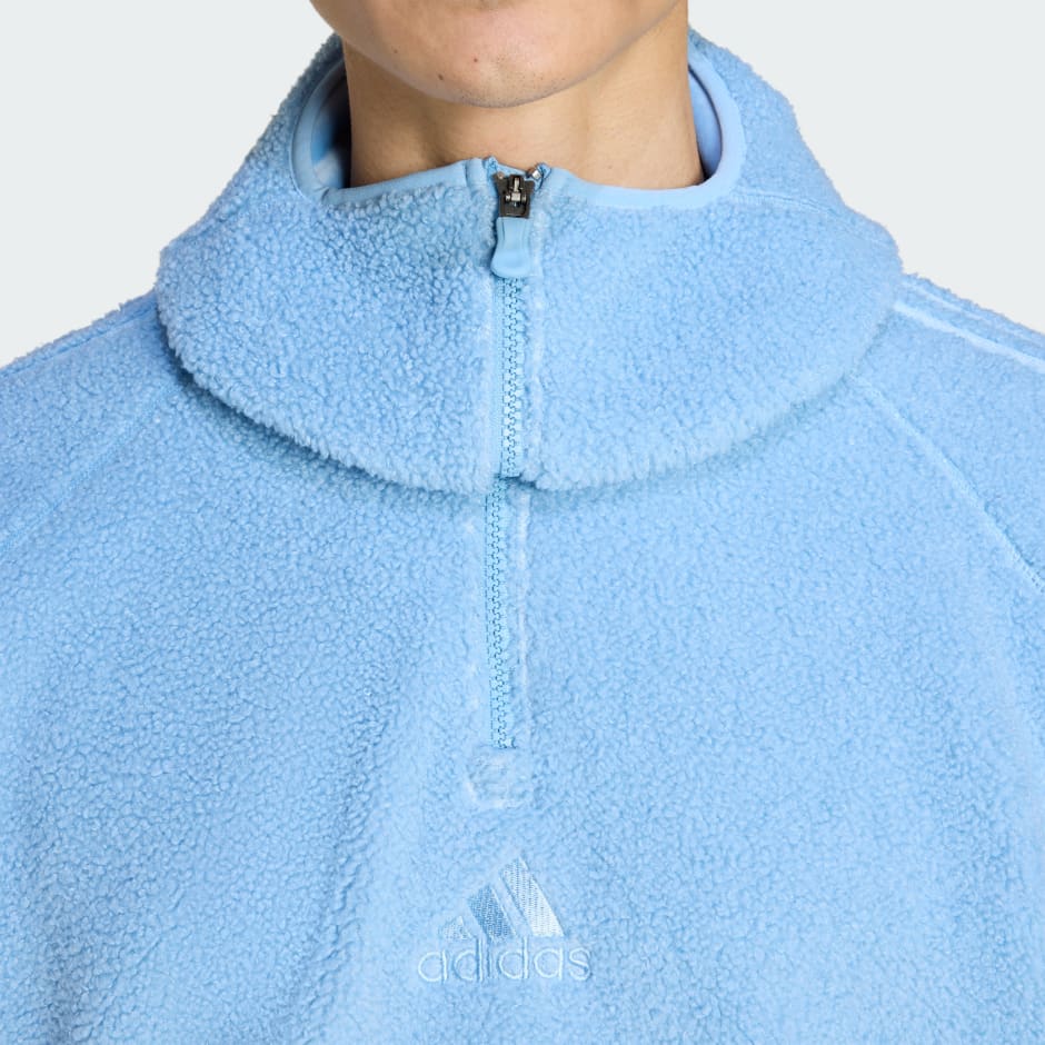 HANORAC DIN FLEECE BORG TEAMGEIST, CU FERMOAR 1/4