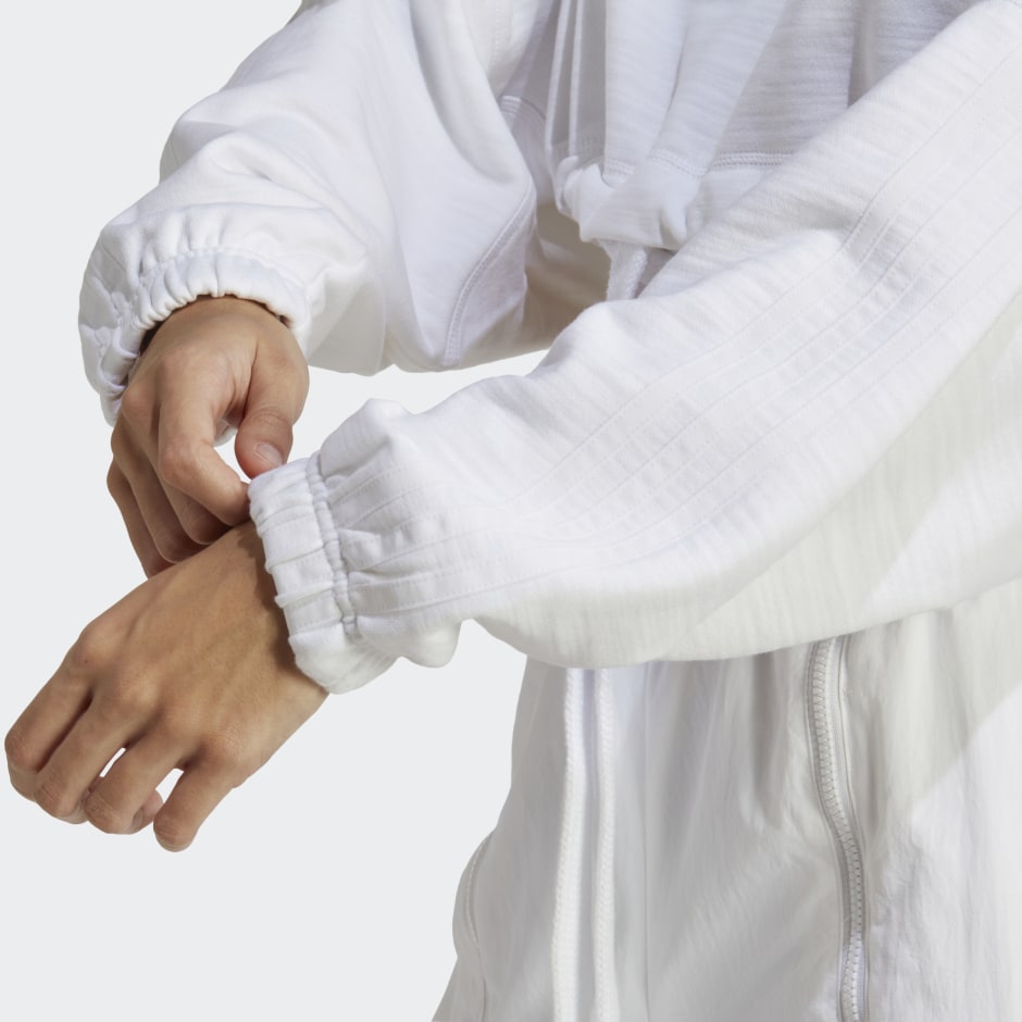 kristal Zonsverduistering bevolking Women's Clothing - Dance Crop Versatile Sweatshirt - White | adidas Oman