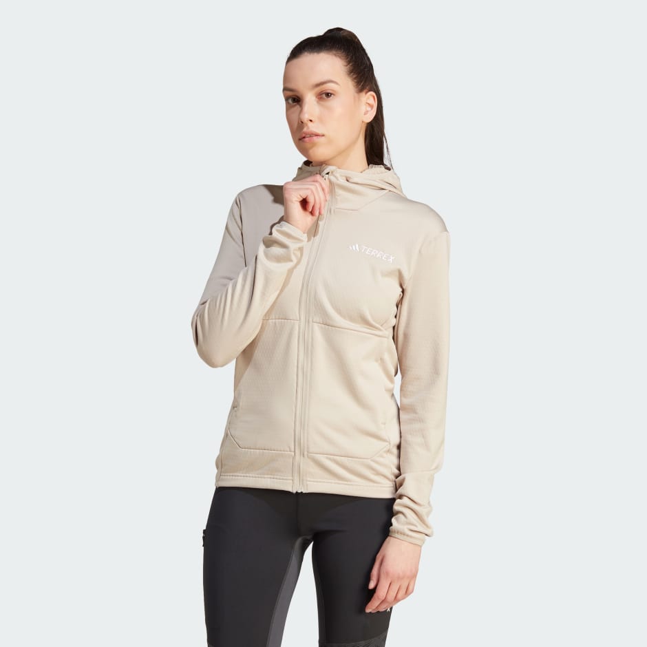 Beige adidas tracksuit womens sale