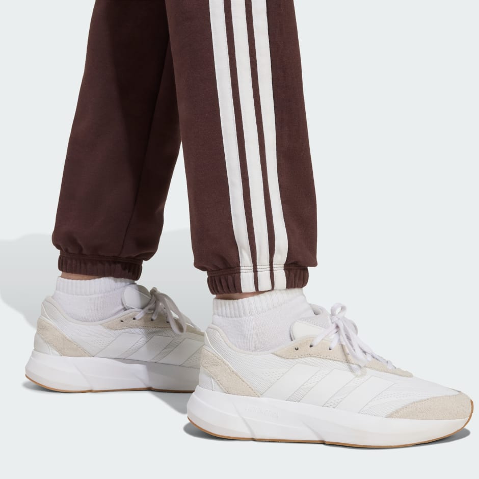 بنطال Essentials 3-Stripes French Terry Cuffed