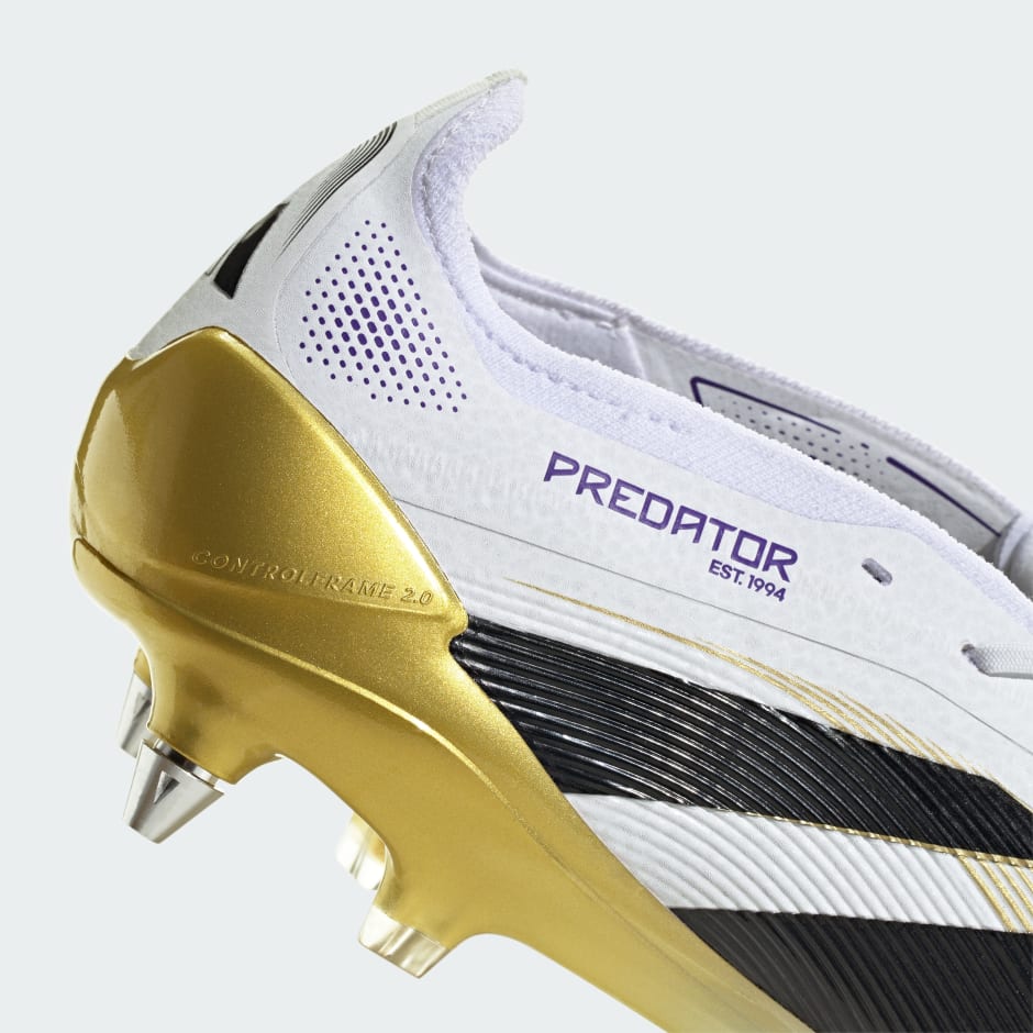 Ghete Predator Elite cu limbă pliabilă, pentru teren moale