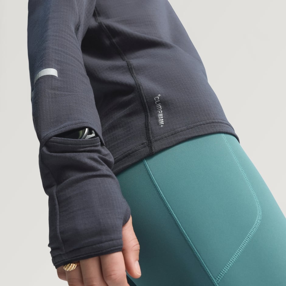 Top De Alergare Adi365 CLIMAWARM+ Cu Fermoar Pe Jumătate