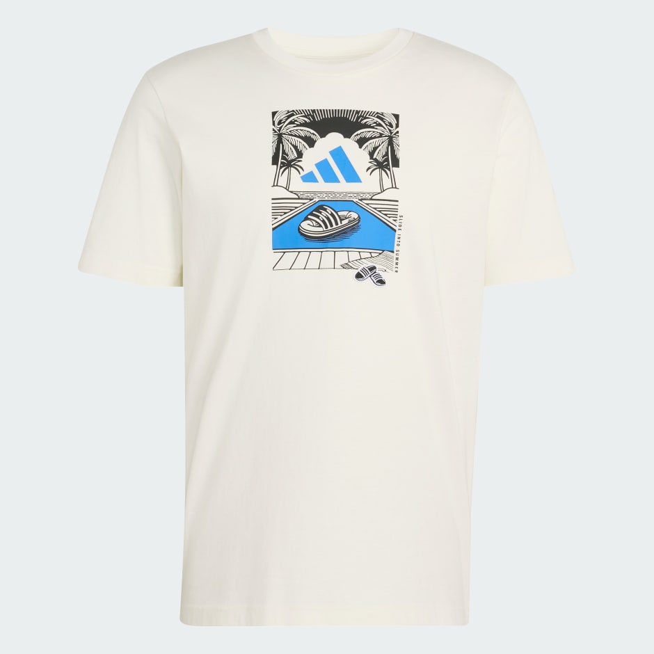 SUMMER SLIDES RELAX GRAPHIC T-SHIRT