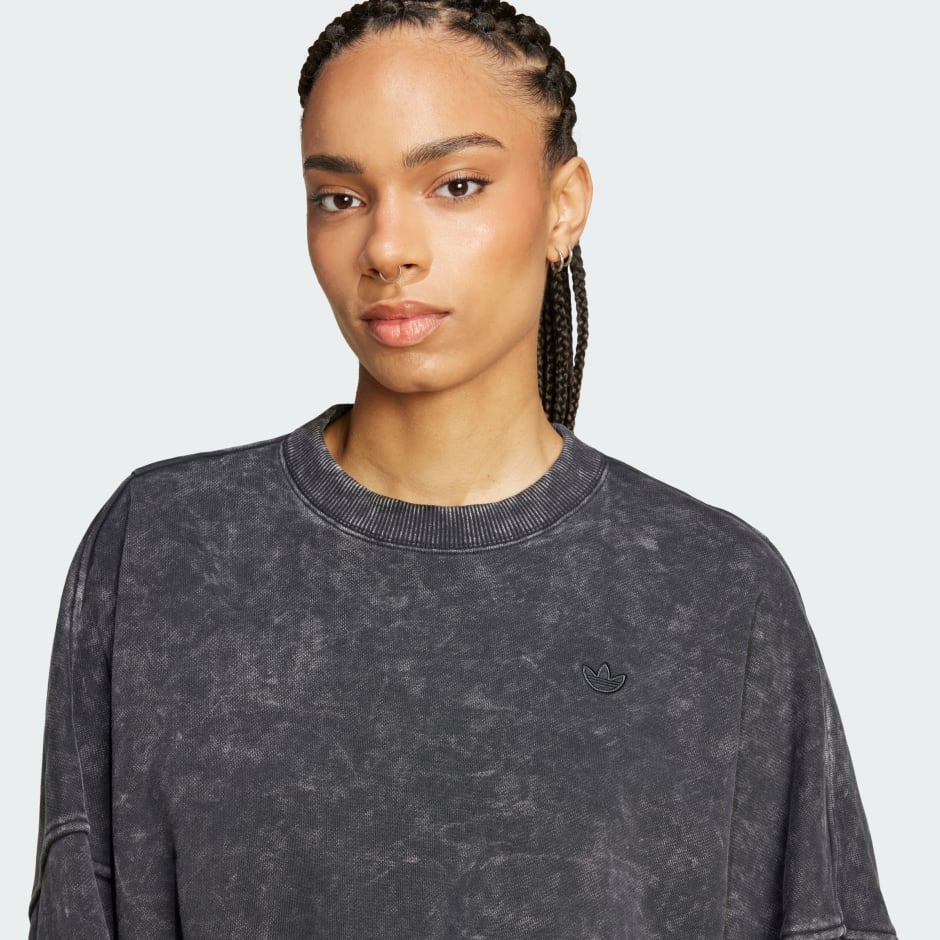 Premium Essentials Washed Oversized Sweatshirt