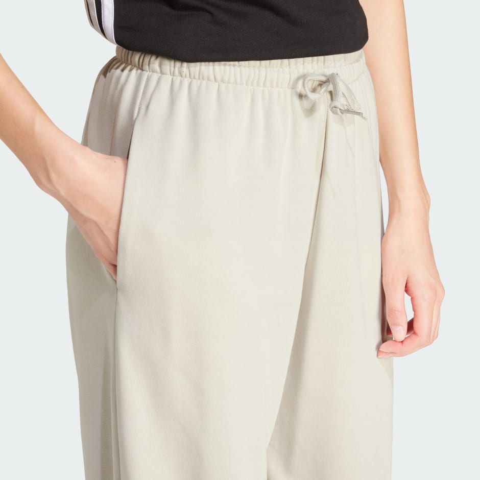 بنطال Essentials Small Logo French Terry Cuffed