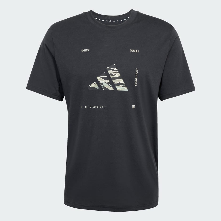 Climacool Training Camo Logo Graphic Tee
