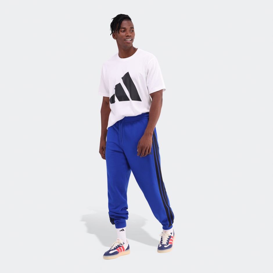 Essentials 3-Stripes Fleece Joggers