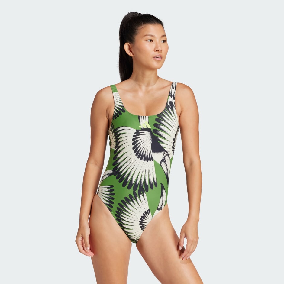 adidas x FARM 3-Stripes Swimsuit