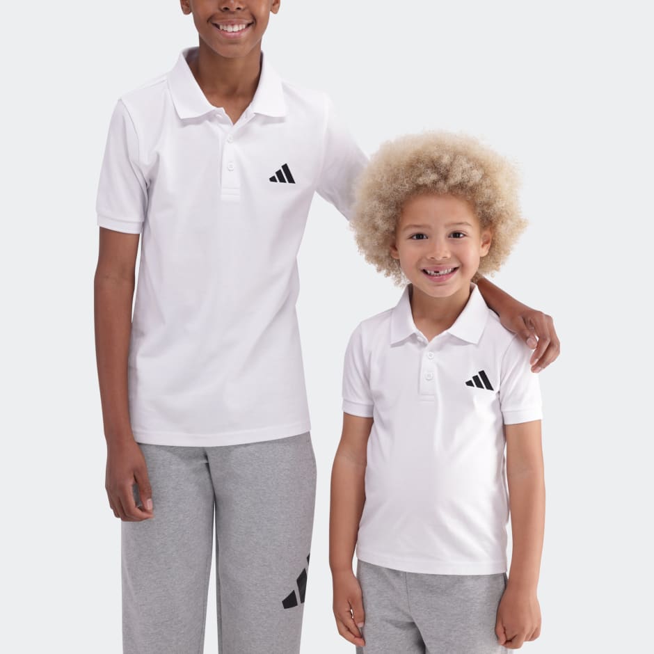 Unisex Essentials Small Logo Piqu&eacute; Polo Shirt