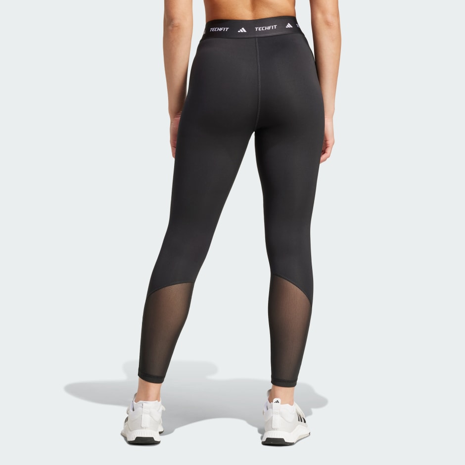 TECHFIT 3-Stripes 7/8 Leggings