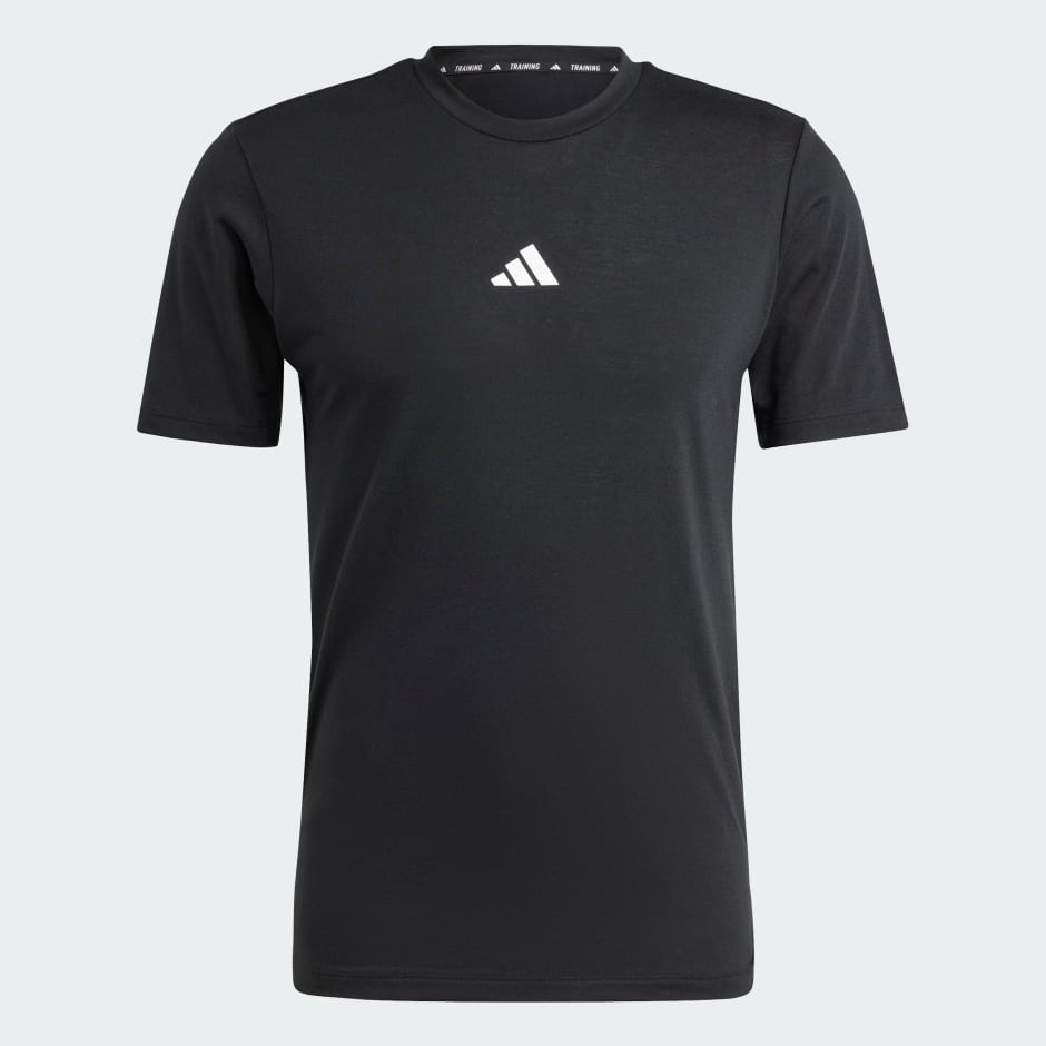 Clothing - Workout Tee - Black | adidas South Africa