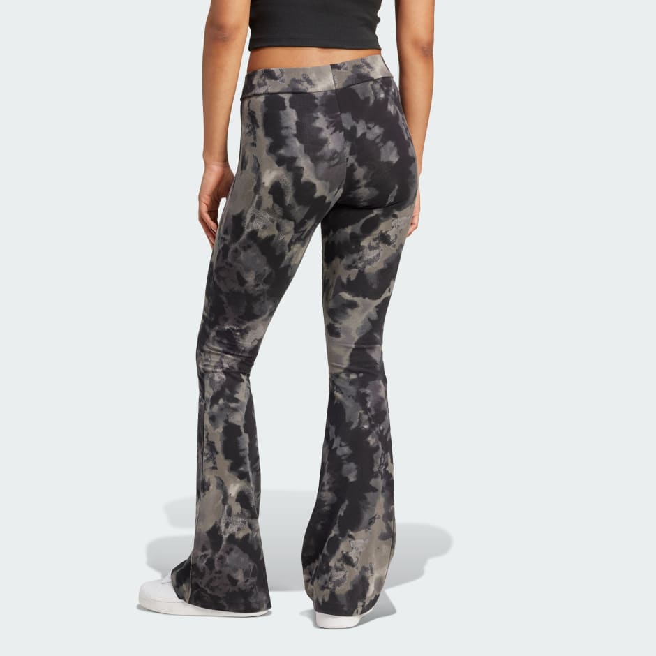 Tie-Dyed Flared Pants