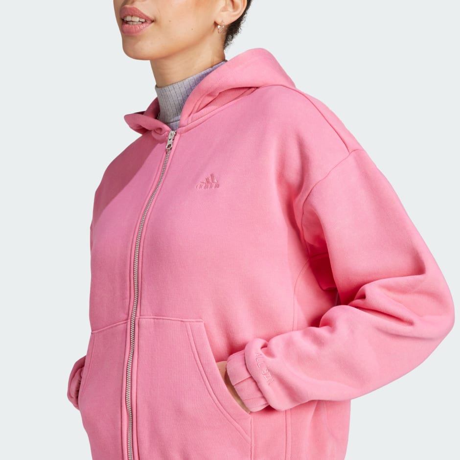 Adidas Women's All SZN Fleece Full Zip Hoodie