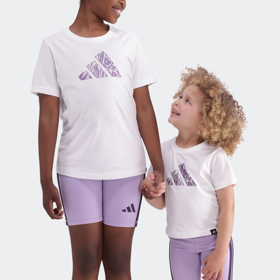 Climacool Animal Training Slim Graphic T-Shirt Kids Girls
