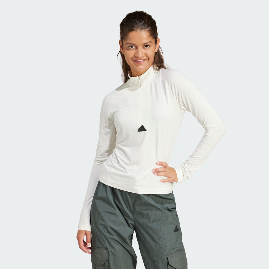 City Escape Quarter-Zip Long Sleeve Tee