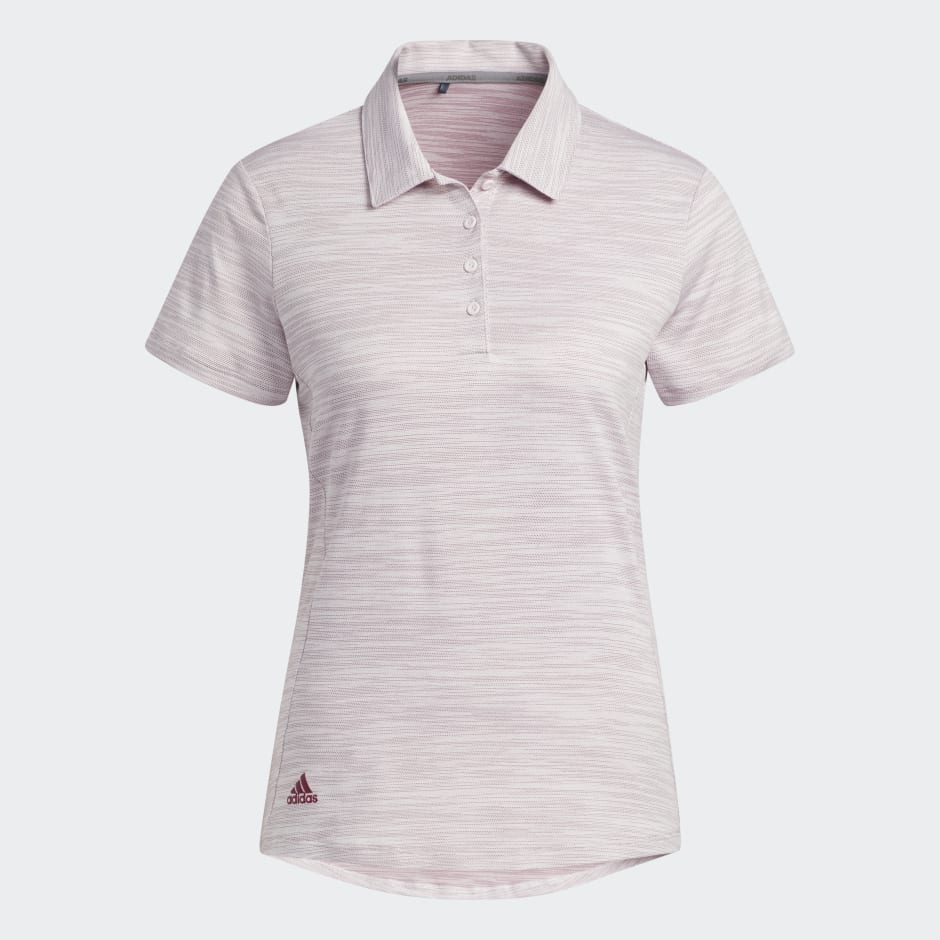 pink adidas polo