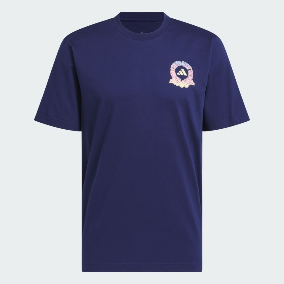 Clothing - 90s Nostalgia City Graphic Tee - Blue | adidas Oman