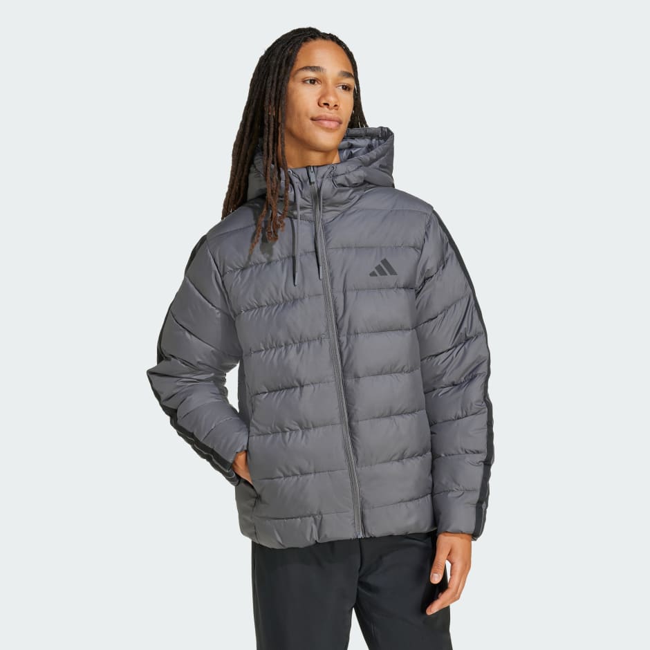 Essentials CLIMAWARM 3-Stripes Synthetic Down Jackets