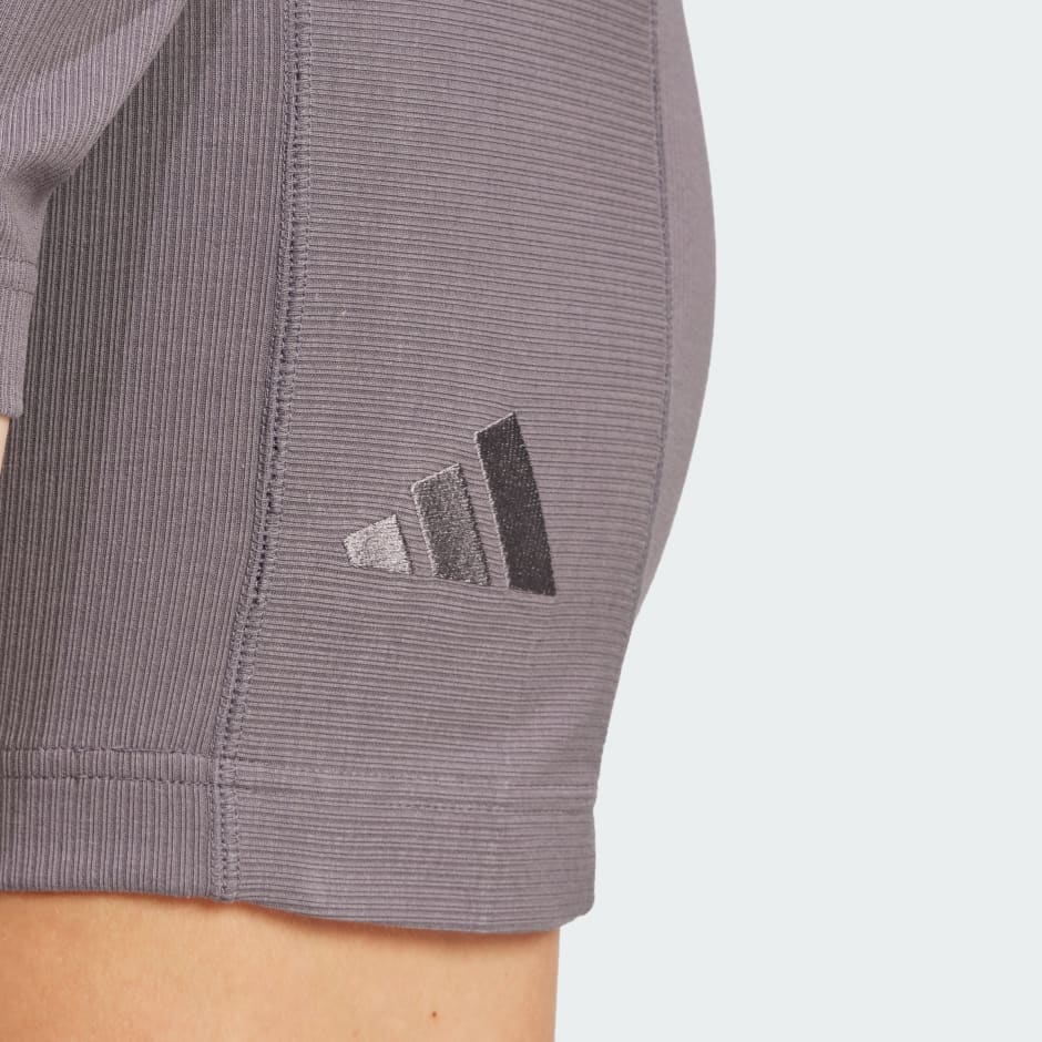 ALL SZN Rib High-Waist Bike Shorts