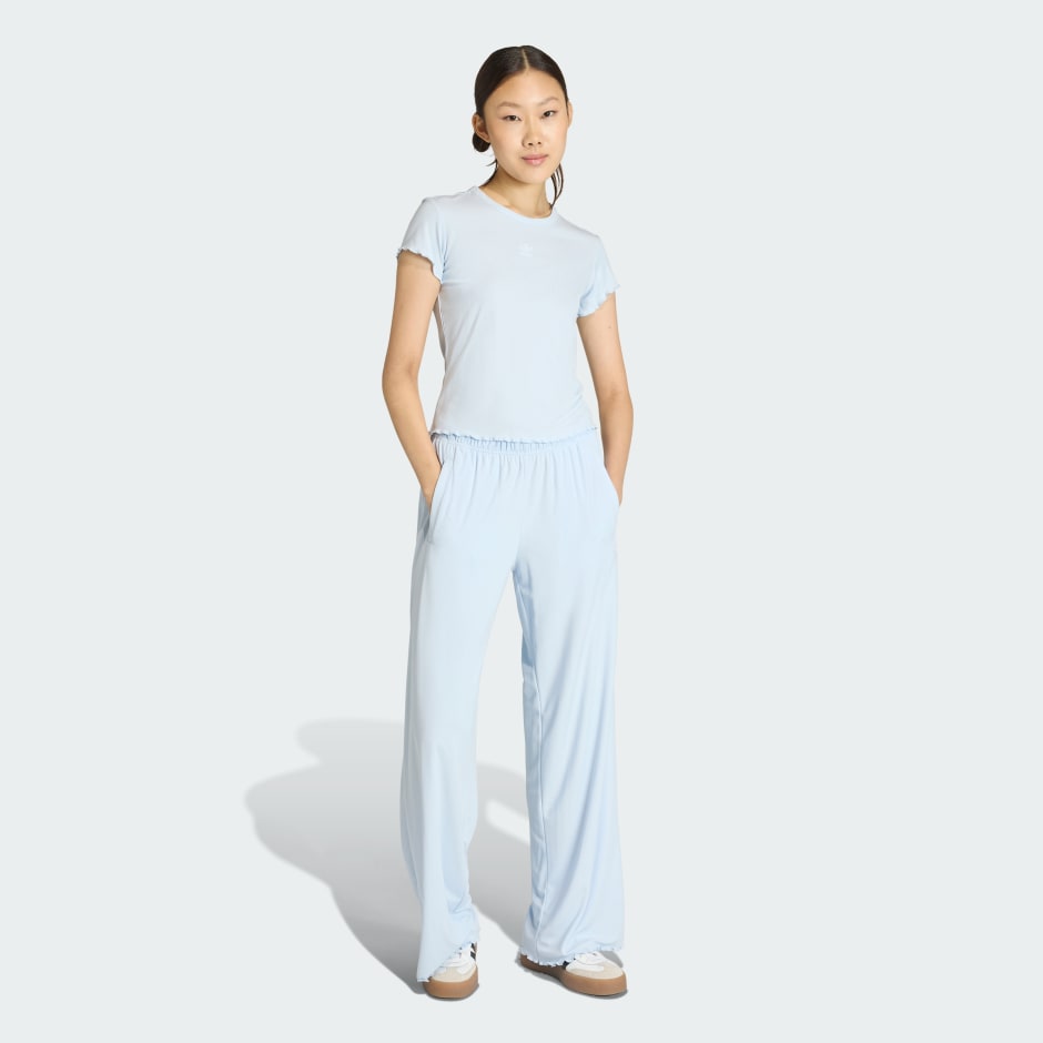 ESSENTIALS SCALLOPED EDGE TROUSERS