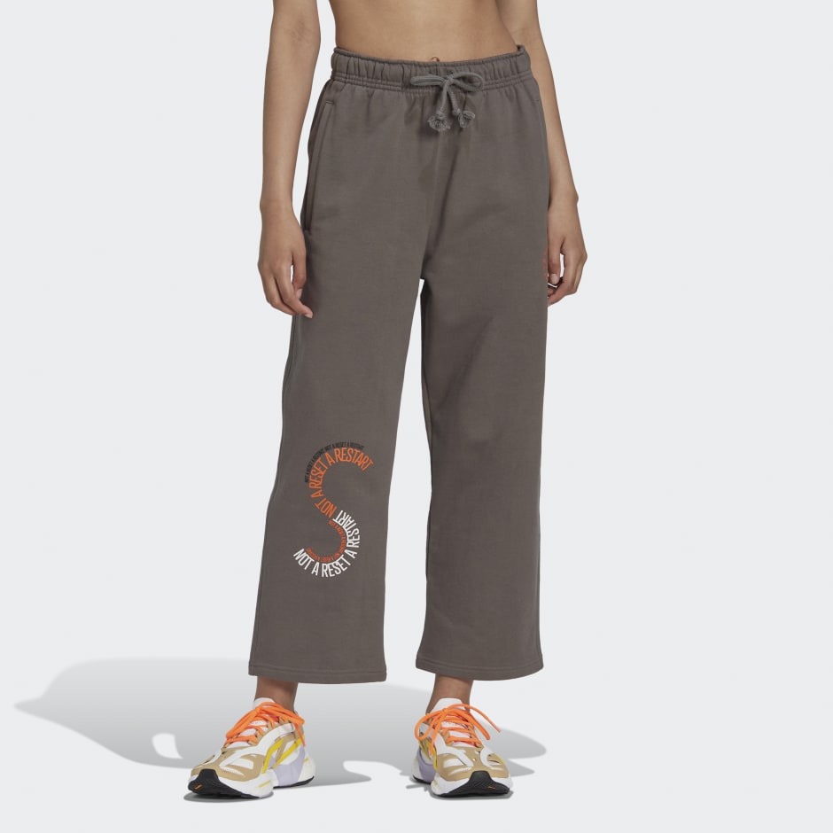 adidas by Stella McCartney Cropped Sweat Pants image number null