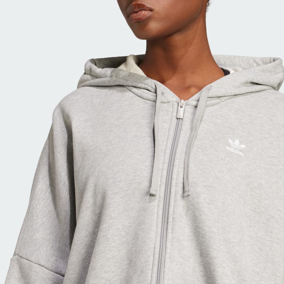 Majica s kapuljačom od frotira Essentials Short Full-Zip