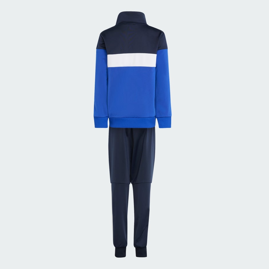 Tiberio 3-Stripes Colorblock Shiny Track Suit Kids