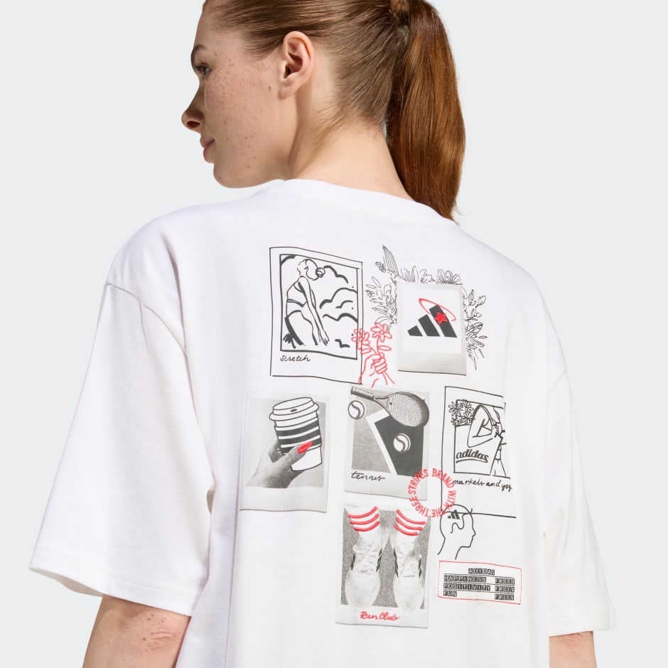 TRICOU MINI GRAFIC SUPRADIMENSIONAT EMBROIDERY