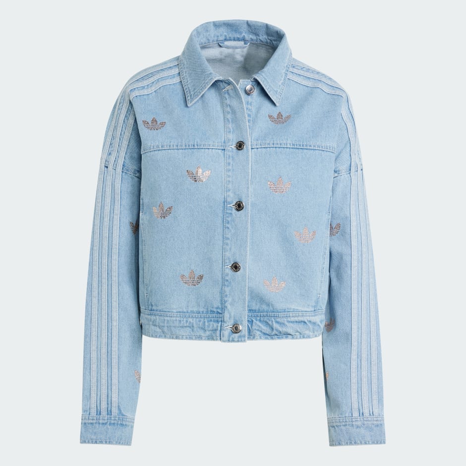 Denim Rhinestone Jacket